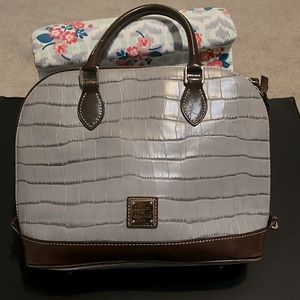 Grey “snake leather” Dooney & Bourke purse
